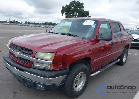 2004 Chevrolet Avalanche 1500 from USA, damaged, VIN 3GNEC12T64G138211